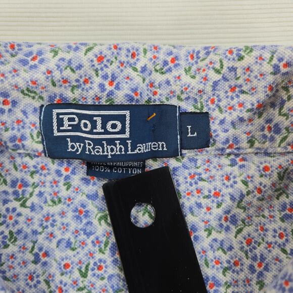 Polo Ralph Lauren Elizabeth Floral Printed Short Sleeve Polo Men's Size Large - Picture 3 of 6